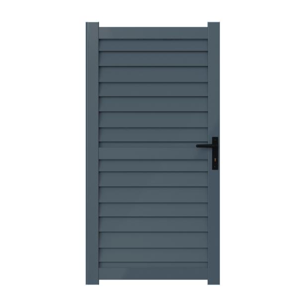 Satus Fence Steel Garden Gate 900X1765mm Anthracite Grey