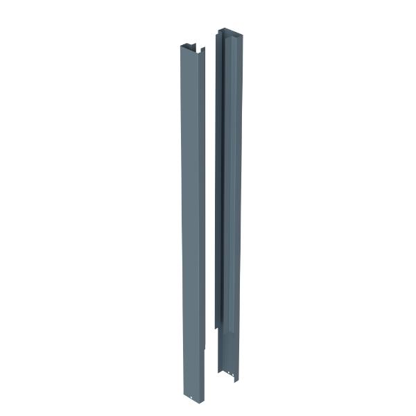 Satus Fence Concrete Post Sleeve 1.85m Merlin Grey