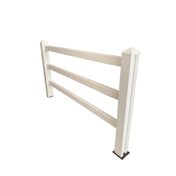 Satus Fence Post & Rail Fence Rail 2400mm X 48.5mm X 100mm Matt White