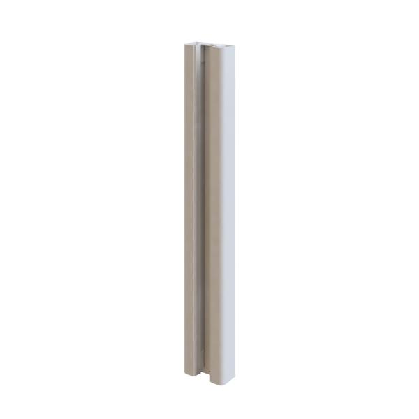 Satus Fence Post & Rail Aluminium 3-Rail Spacer Set (50mm - 330mm - 330mm - 330mm) Matt White