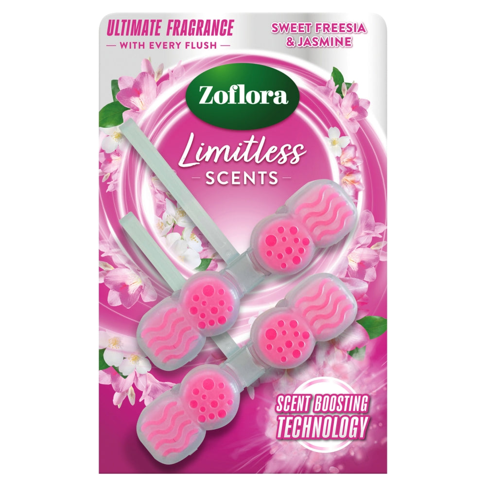 Zoflora Rim Block Cleaner Sweet Freesia & Jasmine 2 blocks
