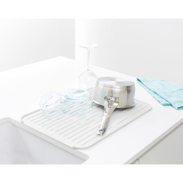 Brabantia Silicone Dish Drying Mat Light Grey