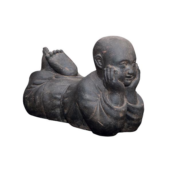 Asiastyle Lying Monk Cast Stone 43cm