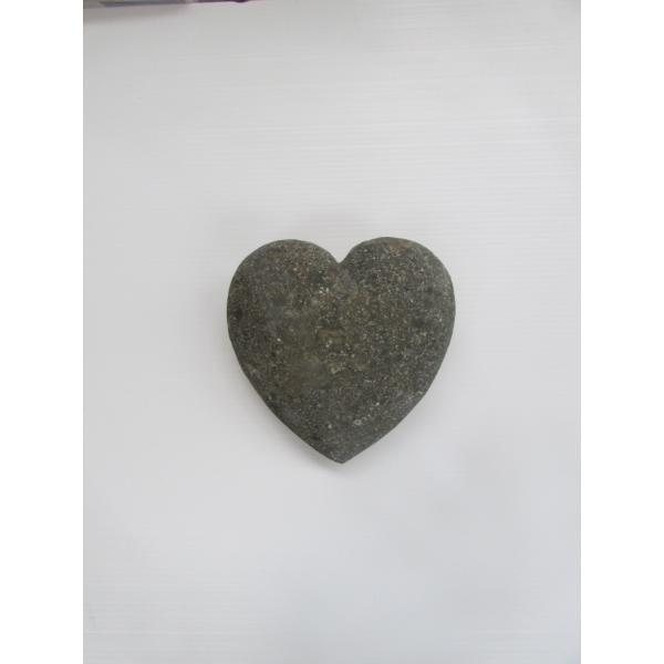 Asiastyle Heart-Object Natural Basanite 15cm