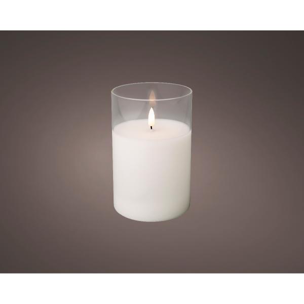 Candle LED in Clear Glass 15cm