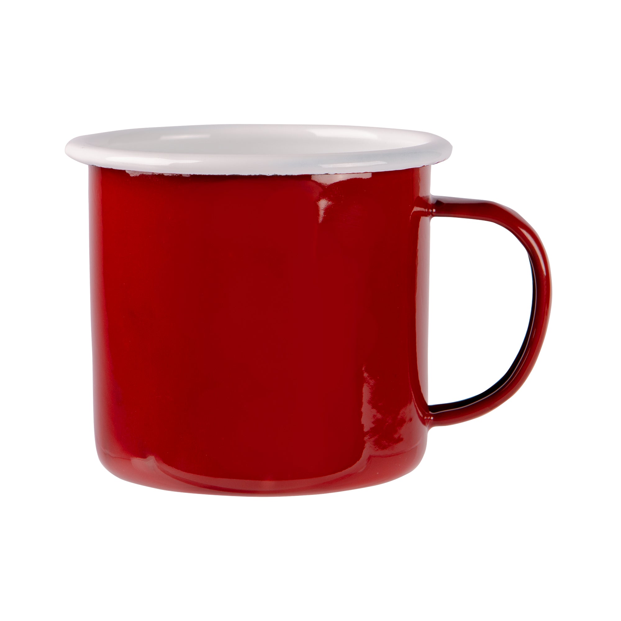 Argon Enamel Mug Red / White 375ml