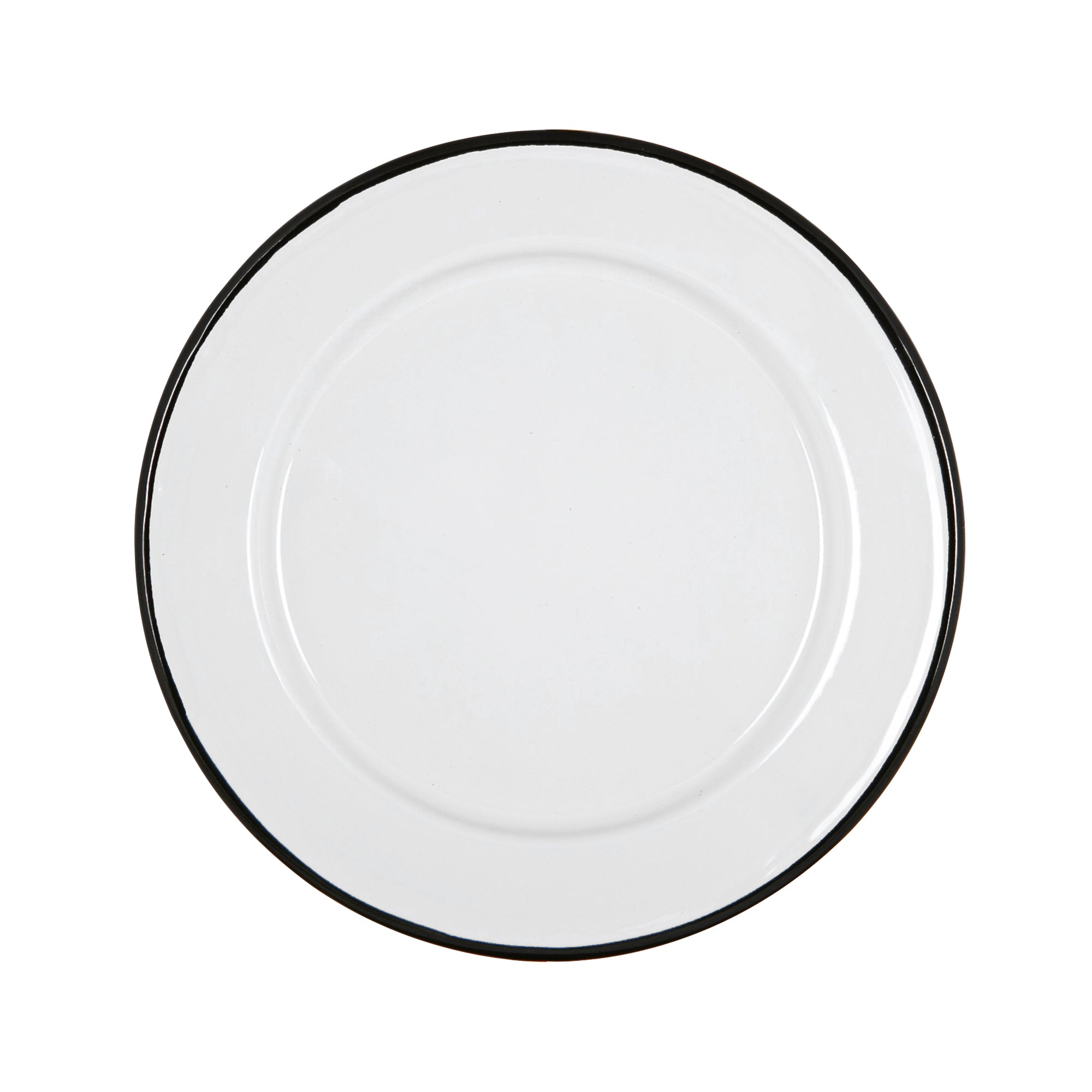 Argon Enamel Plate Black 20cm