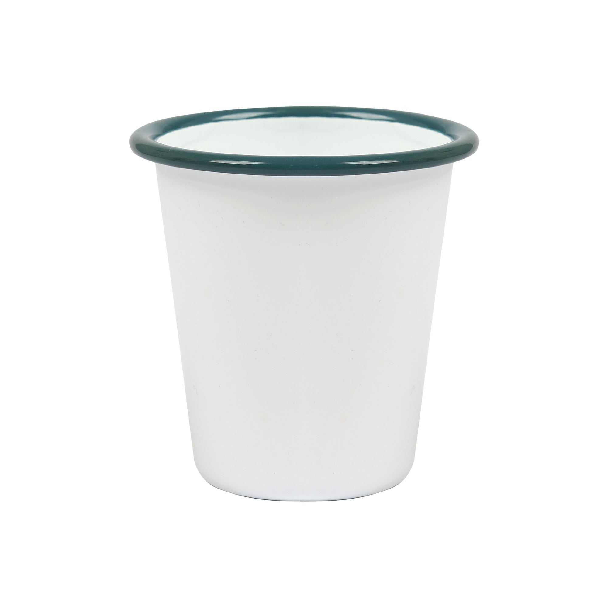 Argon Enamel Tumbler White/Green 300ml