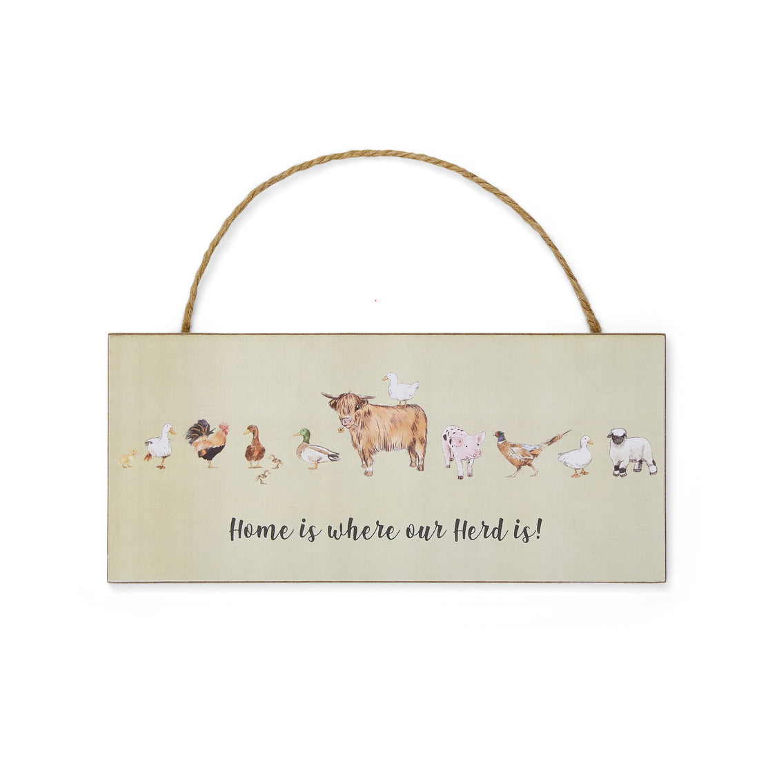 Buttercup Farm "Our Herd" Rectangular Plaque