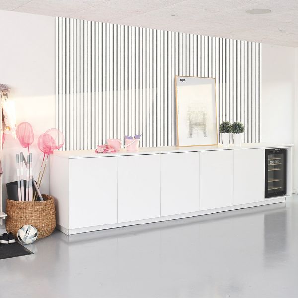 Fibrotech Unika White Acoustic Wall Panel 2.44Mx600X22mm