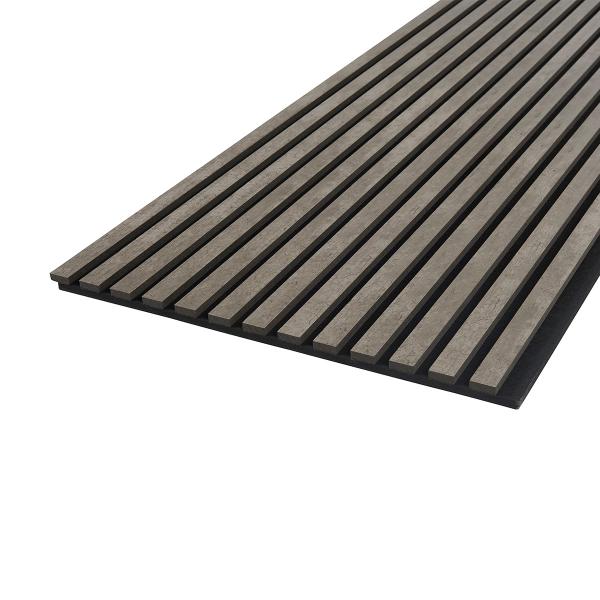 Fibrotech Acoustic Panel 2.44M x 520mm x 18mm Concrete Stone