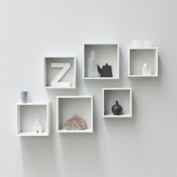 Duraline Triple Cube 30cm, 27cm, 24cm White