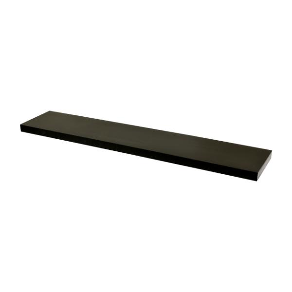 Duraline Floating Shelf 80X23.5cm Black Lacquered