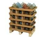 Recycled Glass Vase 4 Assorted Colours