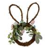 Decoris Bunny Themed Foam Wreath