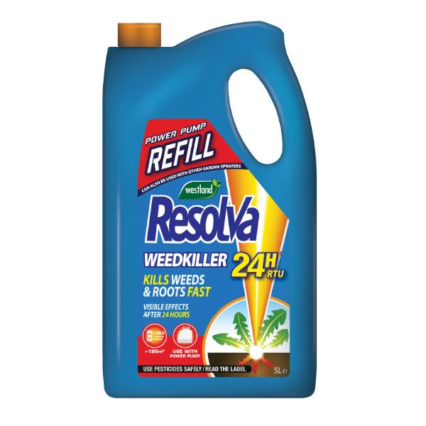 Westland Resolva Weedkiller 24H Power Pump Refill RTU 5L