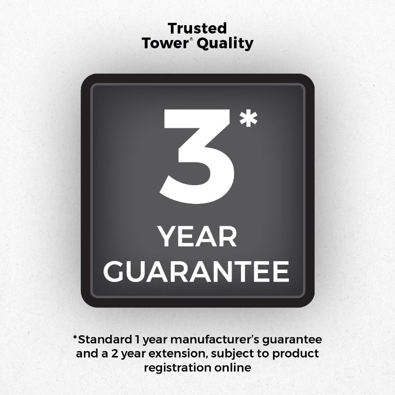 Tower 10L Dehumidifier DC Motor 24 Hour Timer & 4 Modes