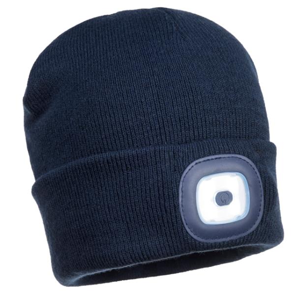 Portwest Junior Beanie Led Headlight Navy