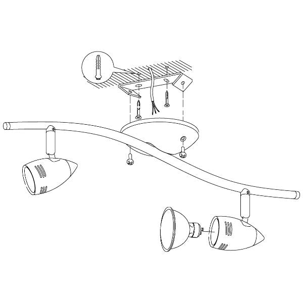 MAGNUM 2 LED Spot Light Nickel/Chrome
