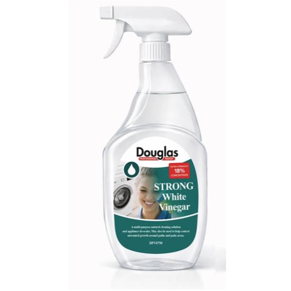 Douglas Professional Strong White Vinegar 750ml Trigger Spray