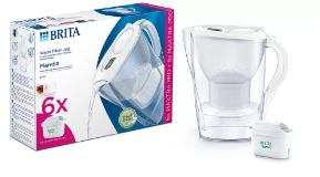 Brita Marella White 2.4L Capacity + 6 Maxtra Pro Water Filters
