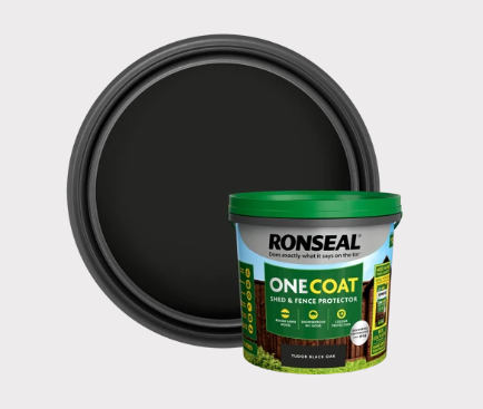 Ronseal Onecoat Shed & Fence Protector Refill Pouch Tudor Black Oak 950ml