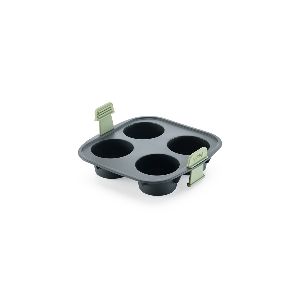 Air fryer Muffins Mould, 4 hole - Grey
