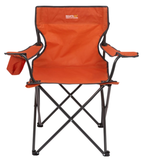 Regatta Isla Camping Chair Rusty Orange/Ebony