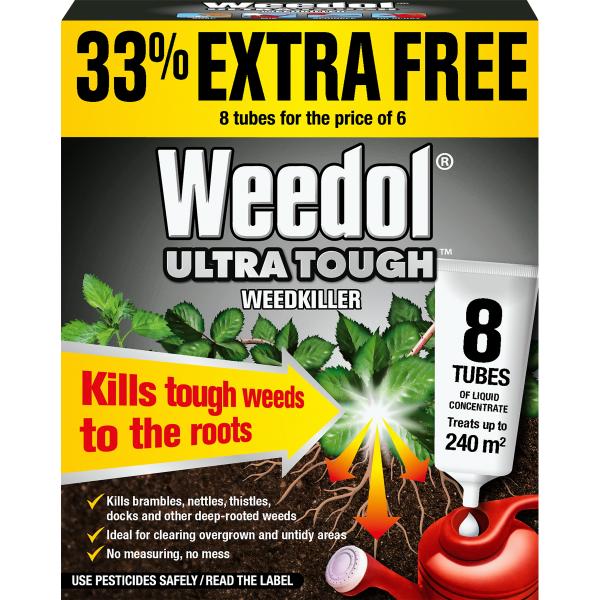 Weedol Ultra Tough Weedkiller 6 Tube