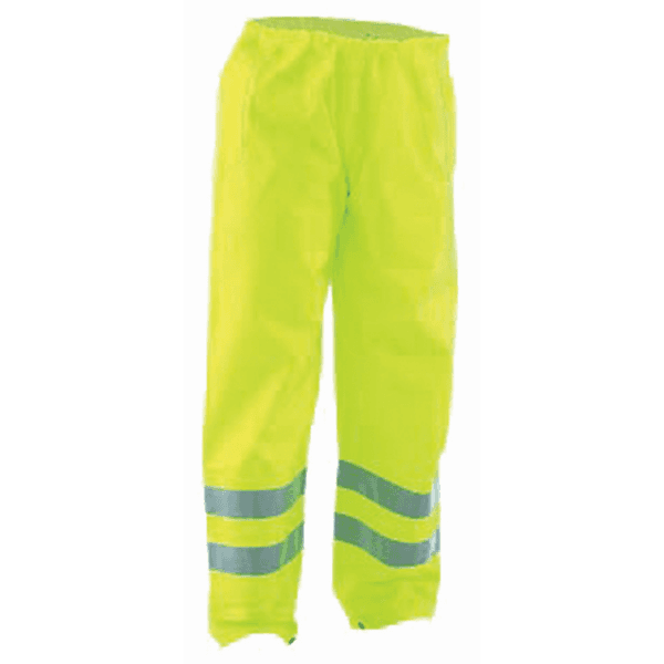 Flexothane Hi Viz Trousers Flourescant Band Yellow Large Co Op