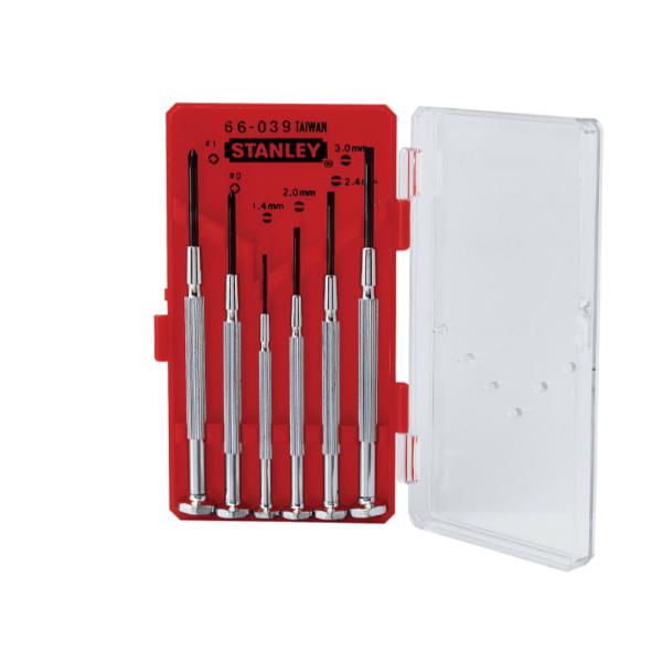 Stanley 6 Piece Precision Screwdriver Set