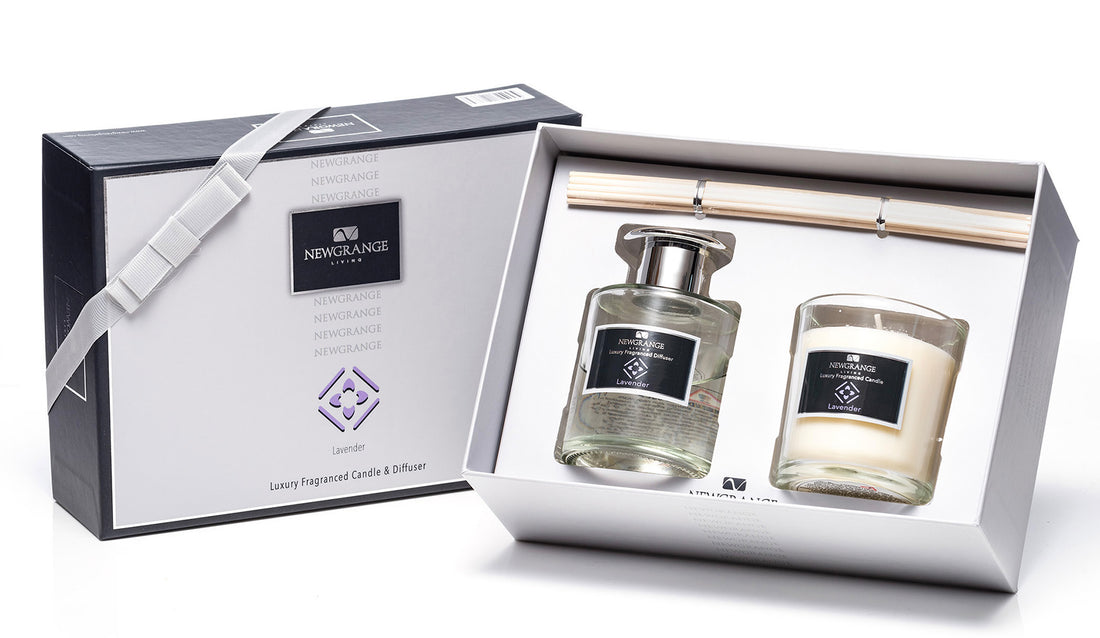 Newgrange Lavender Luxury Candle & Diffuser Set