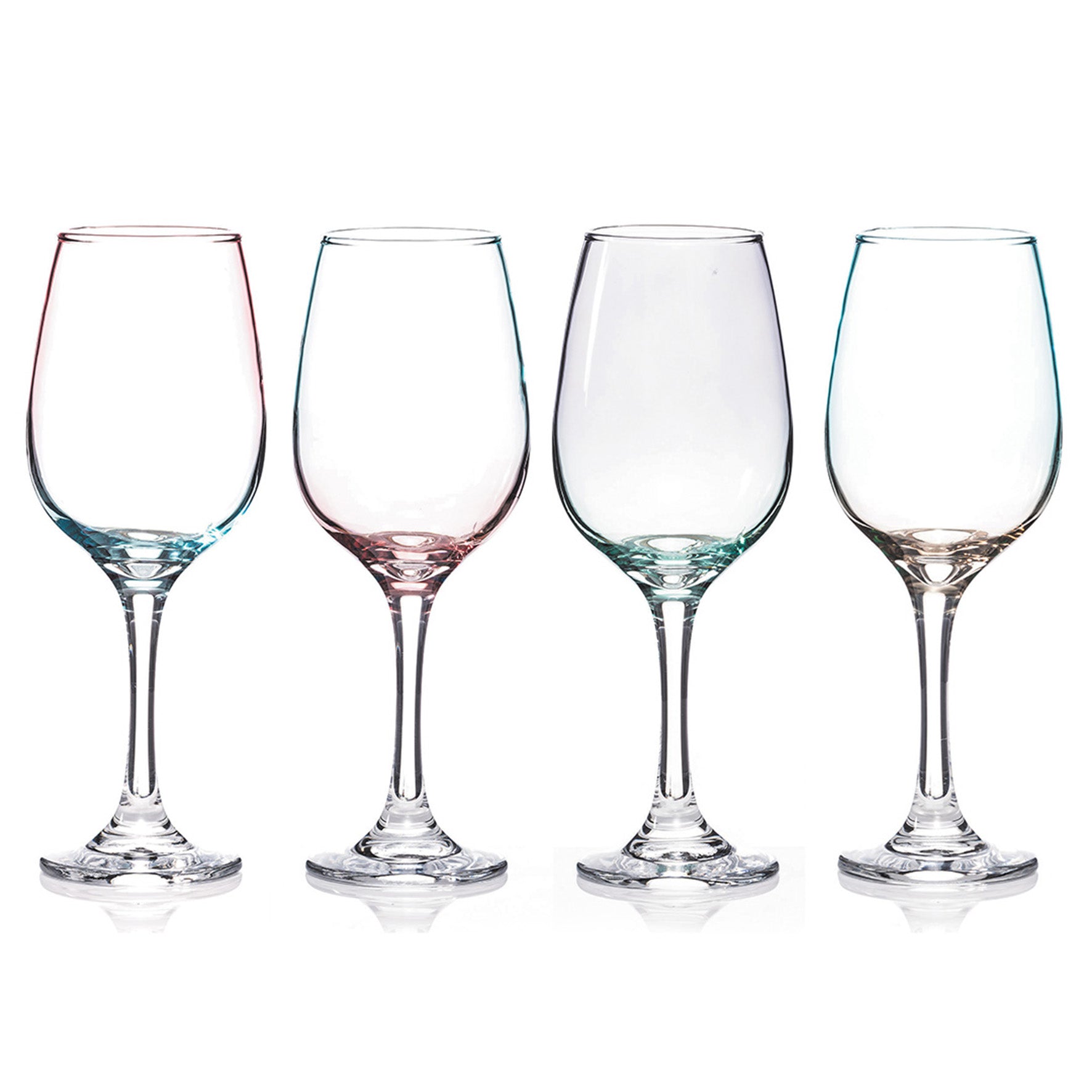 Newgrange Lustre Green & Pink Wine Set 4, 450cc