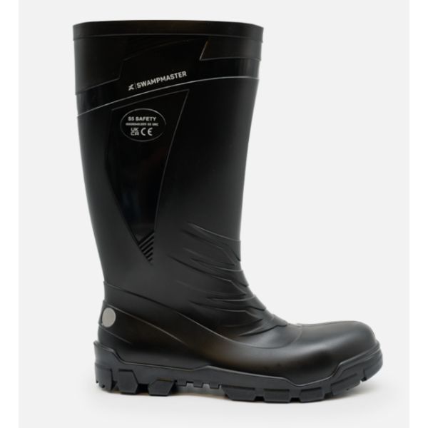 Swampmaster Titan S5 Safety PVC Wellington Black