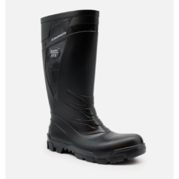 Swampmaster Titan S5 Safety PVC Wellington Black