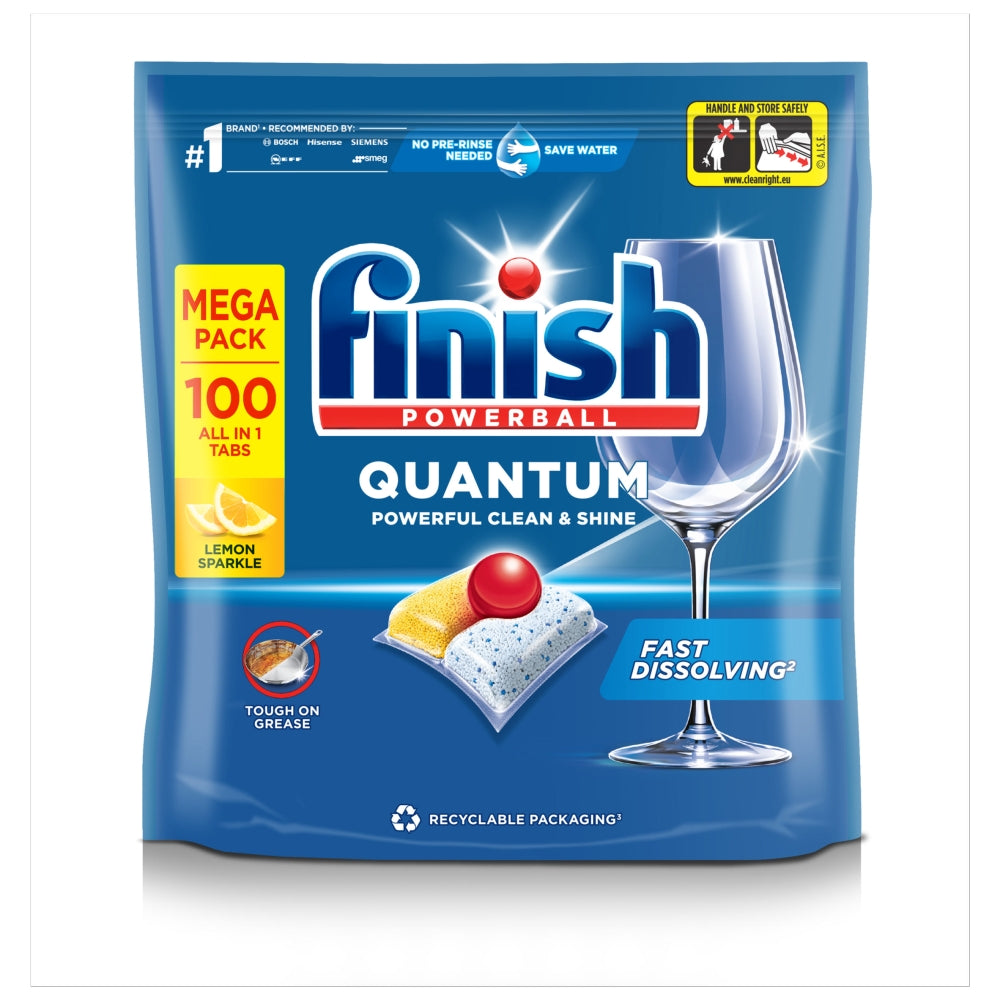 Finish Dishwasher Tabs - Quantum Lemon