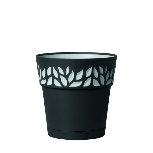 Opera Flower Pot 15cm Grey