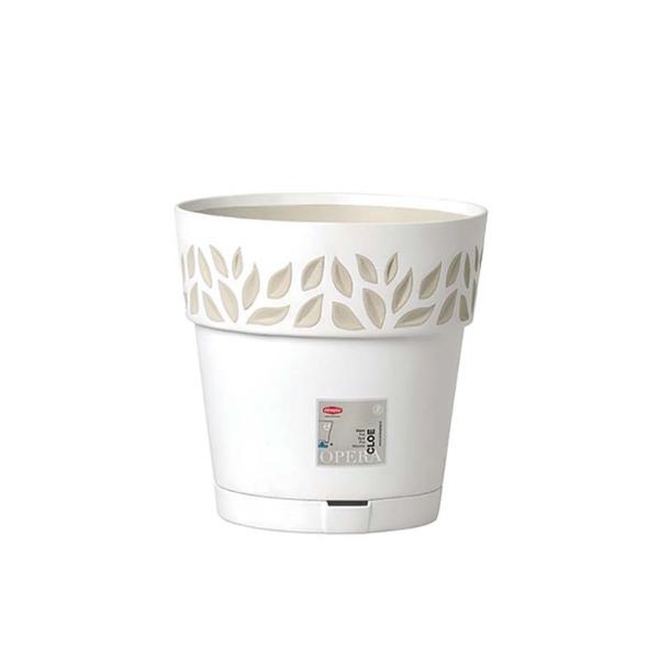 Opera Flower Pot 25cm White