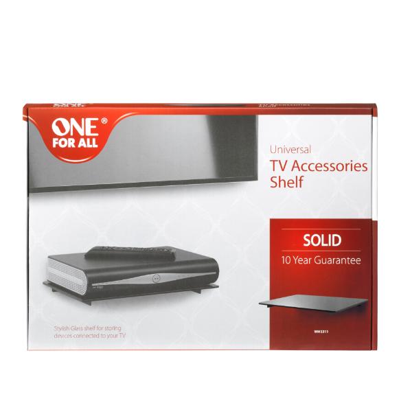 One For All Tempered Glass Shelf 8kg