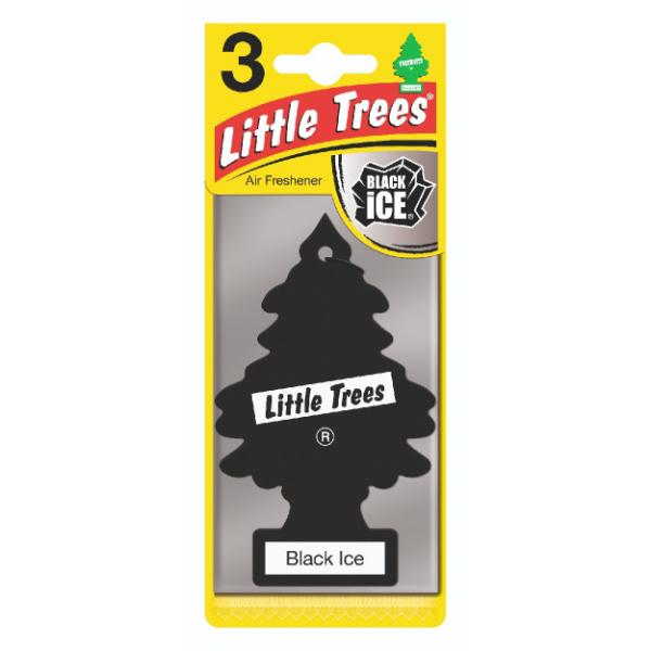 Little Tree Black Ice Air Fresh 3 Pk