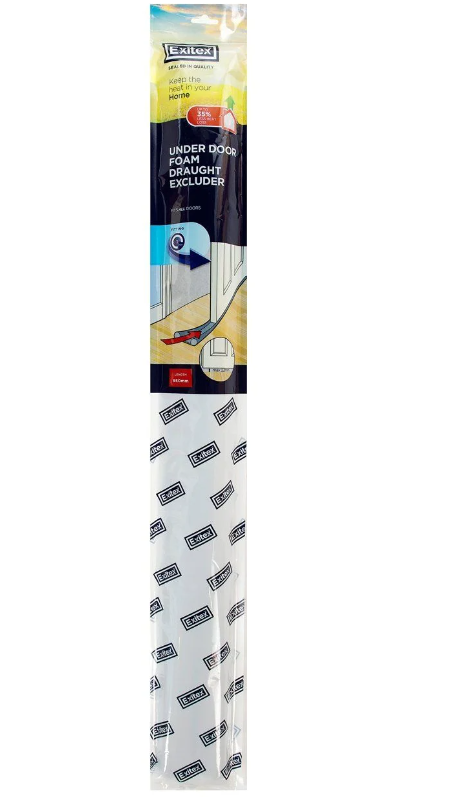 Exitex Under Door Foam Draught Excluder 950Mm