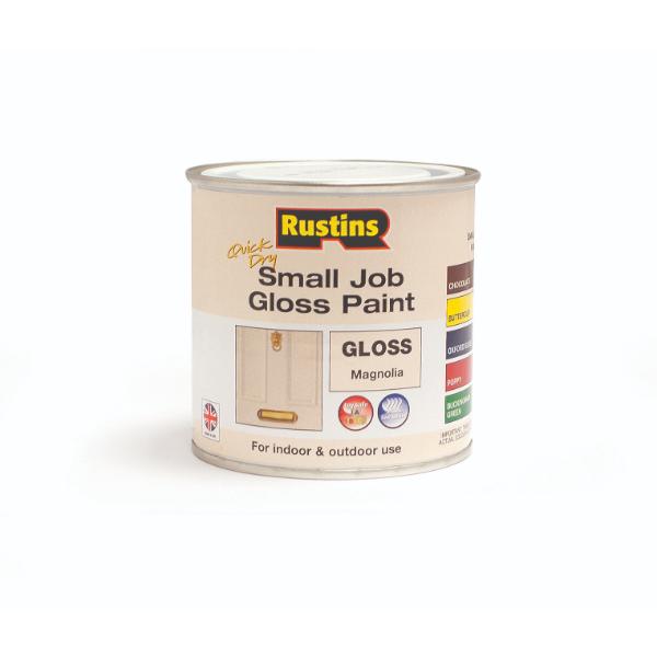 Rustins Small Jobs Magnolia Gloss Quick/ Dry 250ml