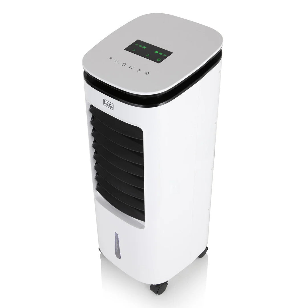 BLACK+DECKER 2-in-1 Air Cooler with 3 Speeds, 7 Litre Water Tank,
8hr Timer, Remote Control, White