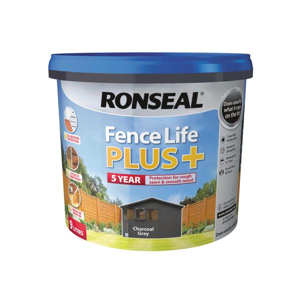 Fencelife Plus + 9L Charcoal grey