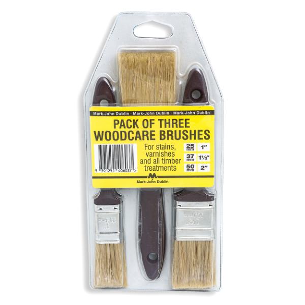 Mark 3Pc Woodcare Brush Set