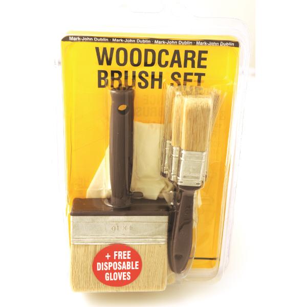 Mark 4Pc Woodcare Set + Free Disposable Gloves