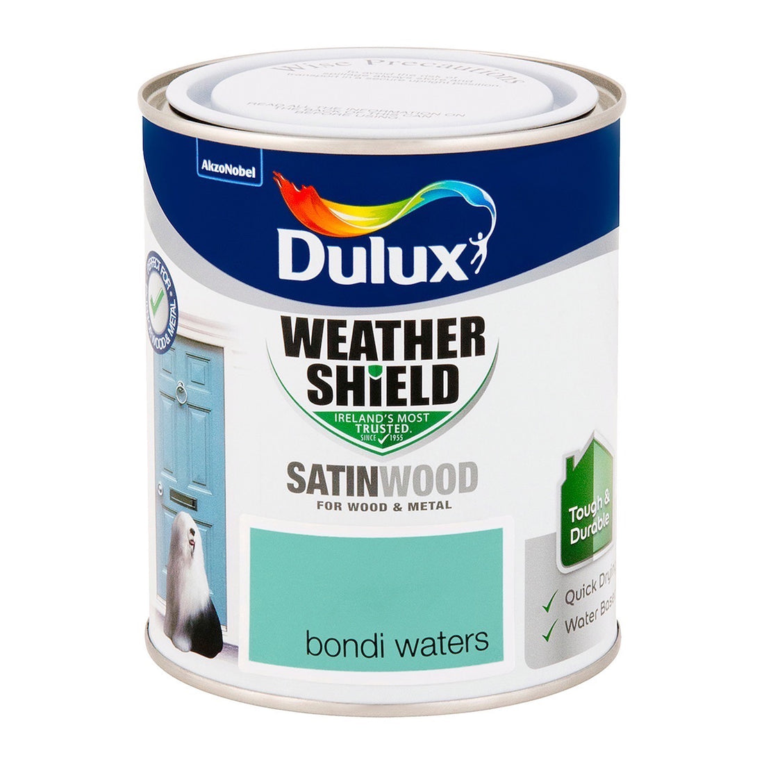 Dulux Weathershield Exterior Satin Bondi Waters 750Ml
