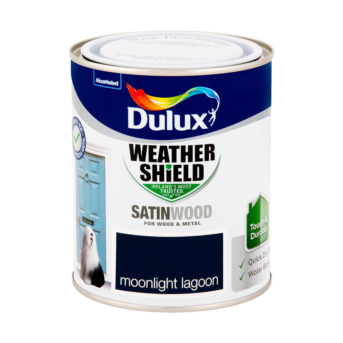 Dulux Weathershield Exterior Satin Moonlight Lagoon 750Ml