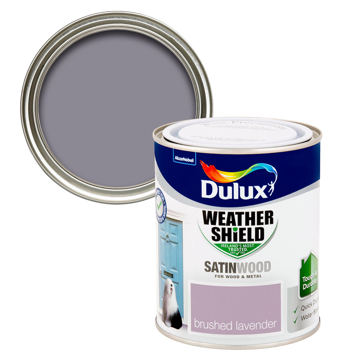 Dulux Weathershield Exterior Satin Brush Lavender 750Ml
