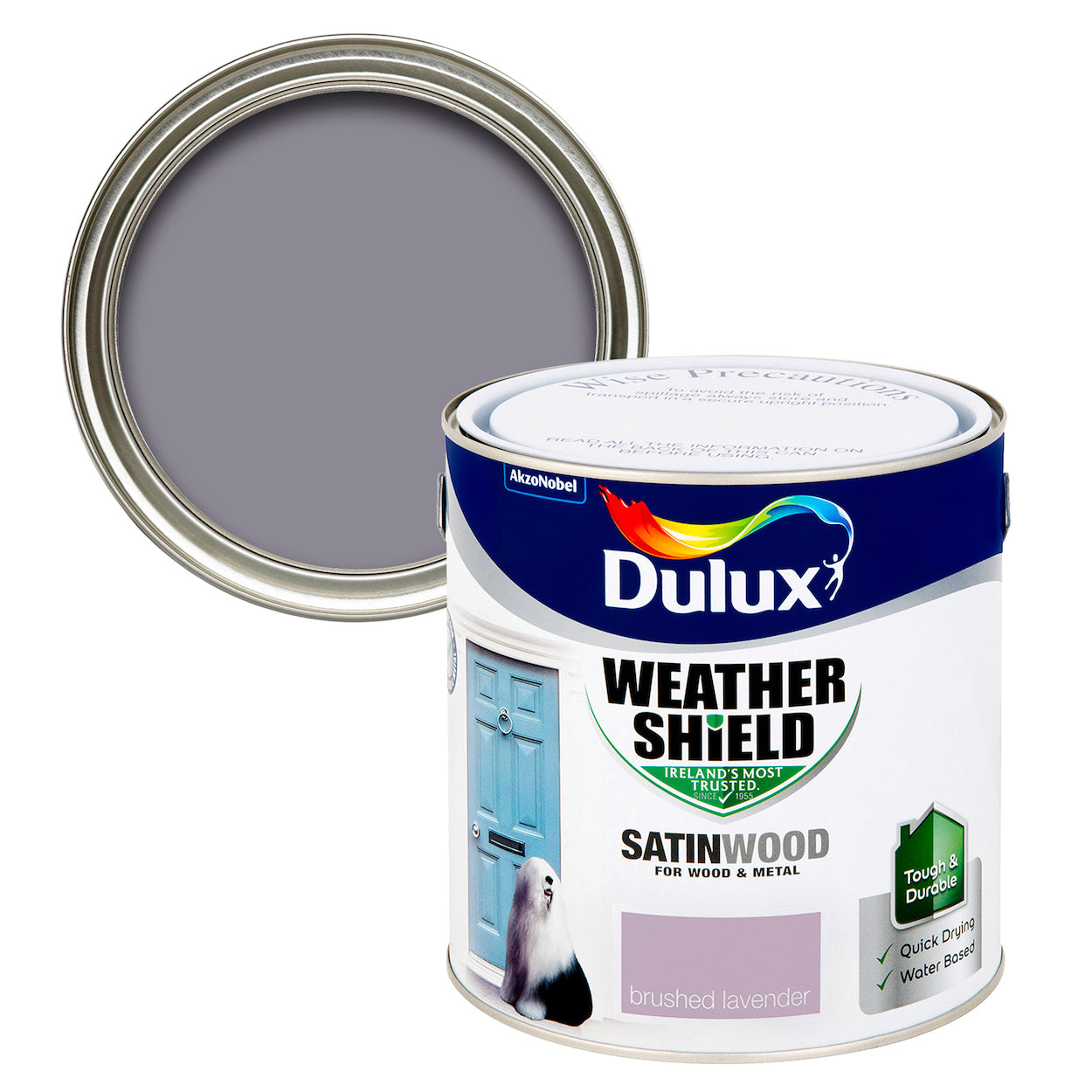 Dulux Weathershield Exterior Satin Brush Lavender 2.5L